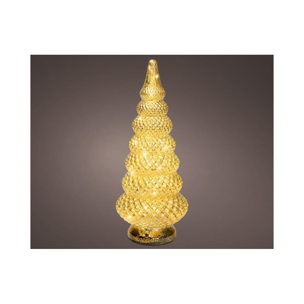 ALBERO VETRO MICROLED LUCE CALDA D.15 H.36.5